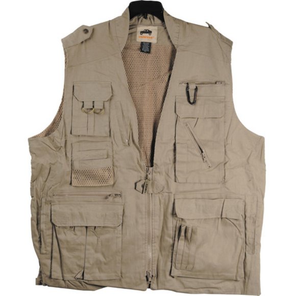 Humvee by CampCo Safari Photo Vest (X-Small, Khaki) New With Tags - Picture 1 of 4